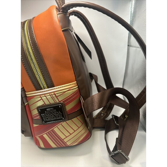 NWT Loungefly Marvel Black Panther Wakanda Forever Okoye Cosplay Mini Backpack - Picture 15 of 16